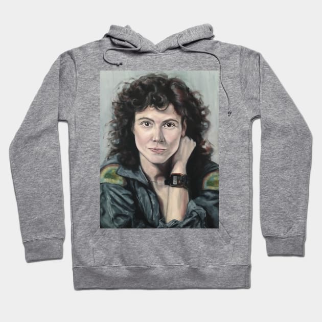 Ellen Louise Ripley (Desaturated Print) Hoodie by SPACE ART & NATURE SHIRTS 